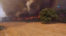 Orman Yangını İkinci Gününde: Bir Mahalle Boşaltıldı