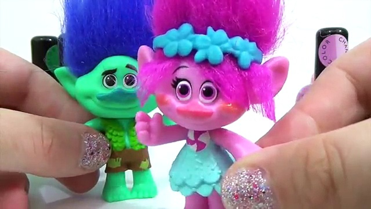 Y rama cambio de Bricolaje película uña polaco amapola juguetes Dreamwoks trolls 2016 color