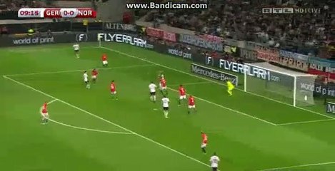 Mesut Ozil Goal HD - Germany 1-0 Norway 04092017