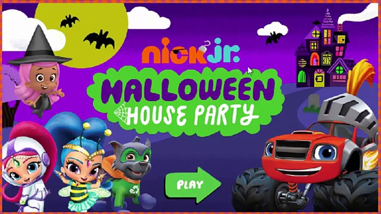 Blaze & The Monster Machines -Paw Patrol - Nick Jr Halloween House Party App For Kids