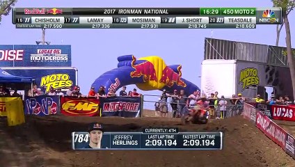 Tải video: 2017 Lucas Oil Pro Motocross - Rd12 Ironman - 450 Moto 2