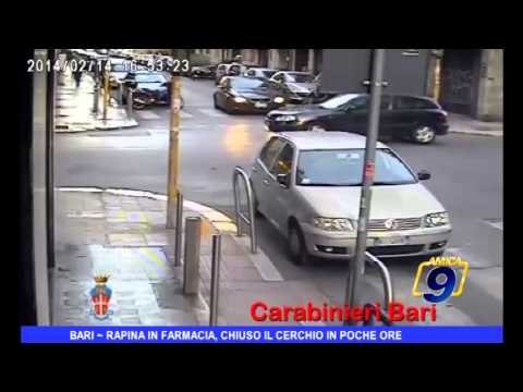 Bari | Rapina in farmacia, chiuso il cerchio in poche ore