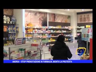 Andria | Stop prenotazione in farmacia, monta la protesta