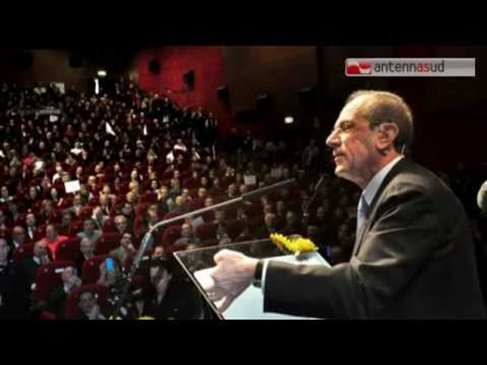 TG 09.03.15 Toti e Gasparri a Bari per "benedire" Schittulli. Grande assente Fitto