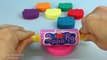 Play and Learn Colours with Glitter Play Doh Hello Kitty with Baby Theme Molds - Fun Creat