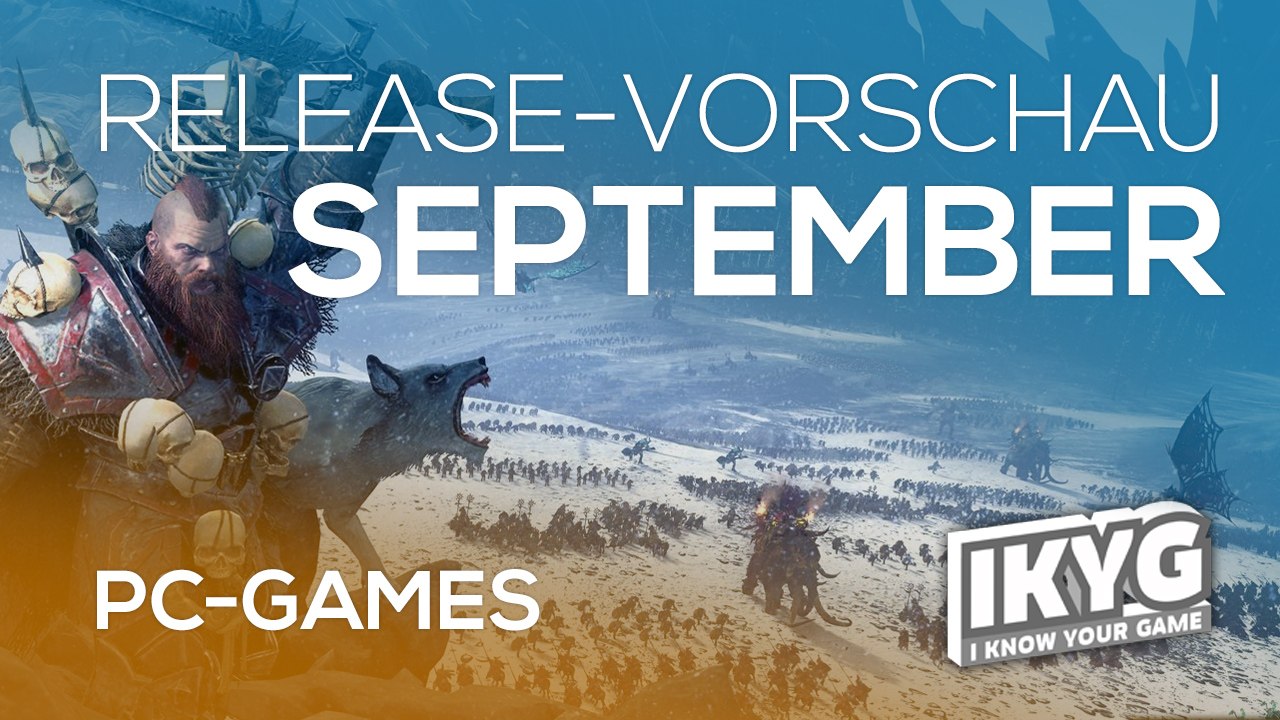 Games Release Vorschau - September 2017 - PC