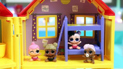 LOL Surprise Dolls Get Sick and Visit Disney Jr Doc McStuffins Toy Hospital Playset!
