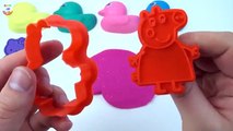 Learn Colors Play Doh Ice Cream Popsicle Peppa Pig Elephant Molds Fun & Creative for Kids