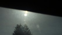 NIBIRU caught in clear sky with sun block out completely recap footage