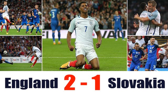 England vs Slovakia 2-1: All Goals & Highlights - 4.09.2017 HD - Marcus Rashford makes amends with stunning Wembley winner