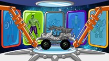 Ordenanza coches dibujos animados Niños para divertido Niños hombre araña superhéroes camiones mcqueen
