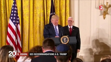 Barack Obama : ses recommandations à Donald Trump