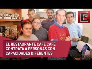 Cafetería capitalina impulsa la inclusión laboral