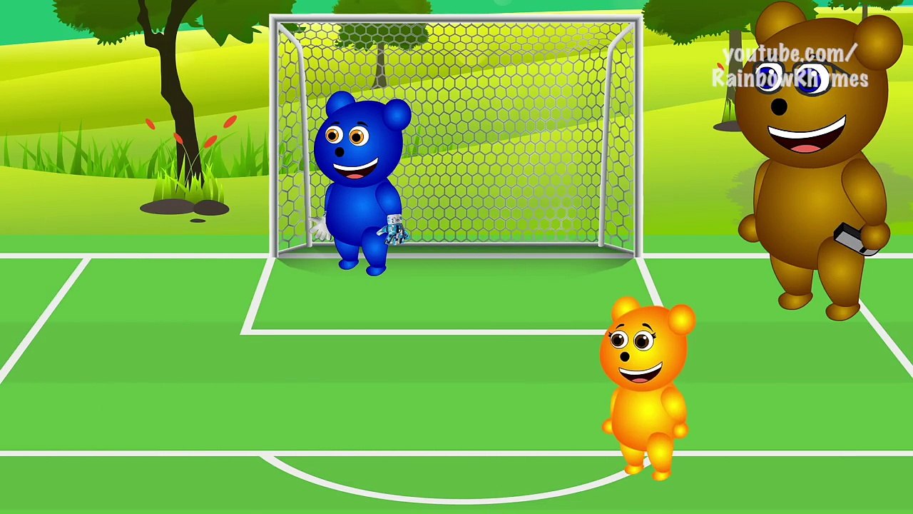 Mega Gummy Bear Color Tongue Ice Cream Funny Cartoon Finger Family Nursery Rhymes