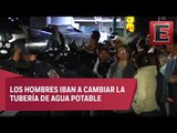 Liberan a trabajadores retenidos en Santo Tomás Ajusco por obras de agua