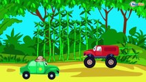 Mega Power Police Car And Tow Truck Cars Cartoon Animation Episode for kids