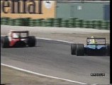 Gran Premio di Germania 1990: Sorpasso di A. Senna a Nannini