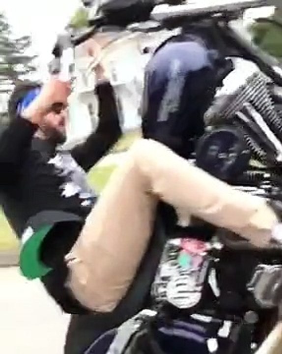 Wheelie On A Harley Davidson