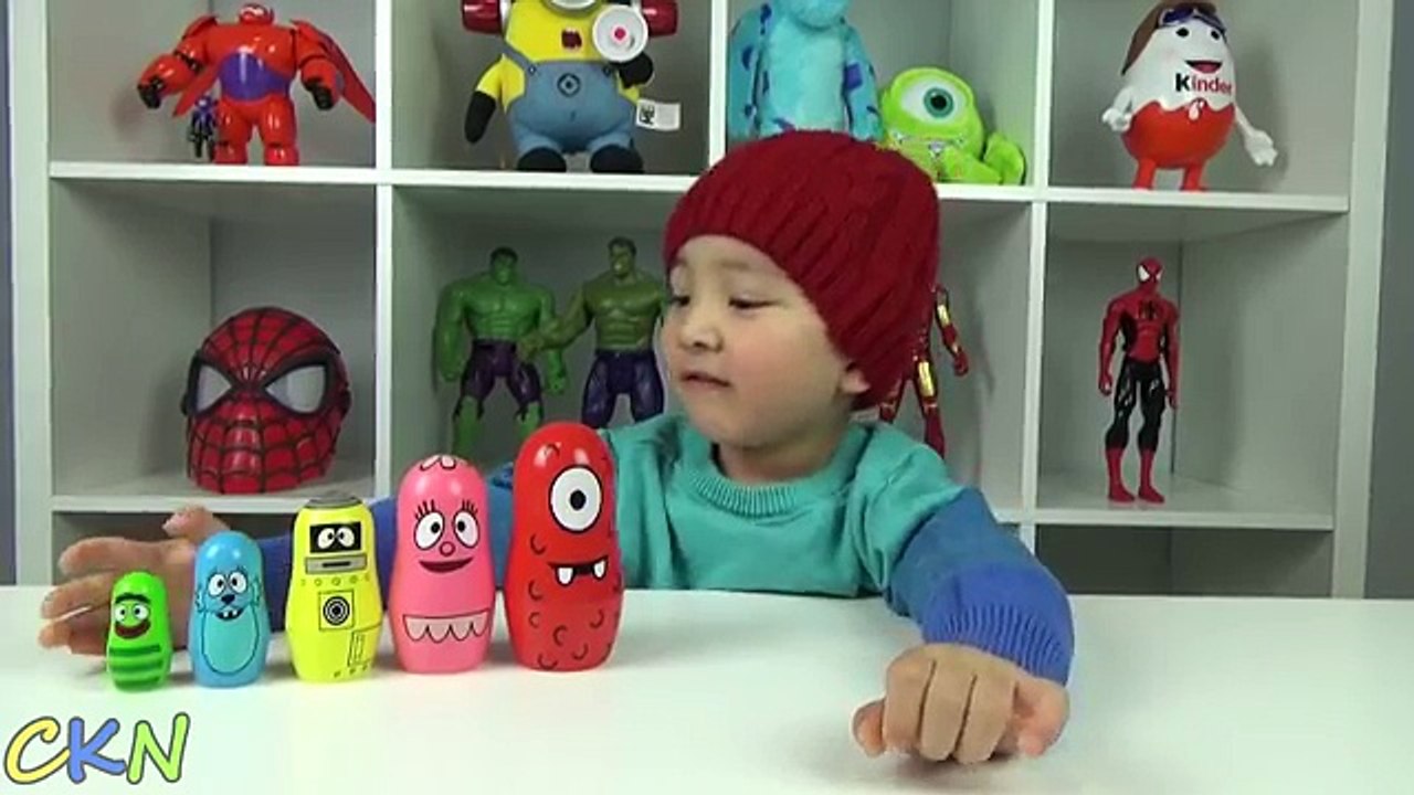 Huevo gigante apertura súper sorpresa juguete juguetes se gabba gabba muno plex brobee foofa toodee ckn