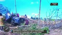 Motorista atropela e mata quatro pessoas em Araruama, no RJ