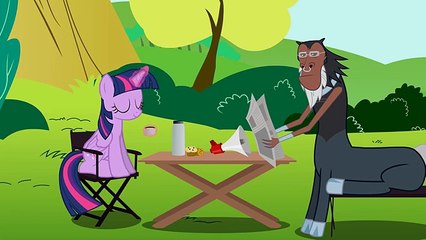 Animación atrás Mira y prof.dickinson reacciona como un pony filmación Temporada 4