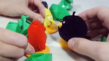 En colère des oiseaux jouets крашики энгри бердз 3д пазл киндер сюрприз