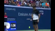Roger Federer VS Philipp Kohlschreiber US Open final round 4-9-2017