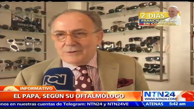 “No podía imaginar que el papa viniera personalmente a ordenar sus lentes”: Alessandro Spiezia, oftalmólogo de Francisco