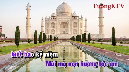 [Karaoke] Hương Tóc Mạ Non - Nhạc Sống