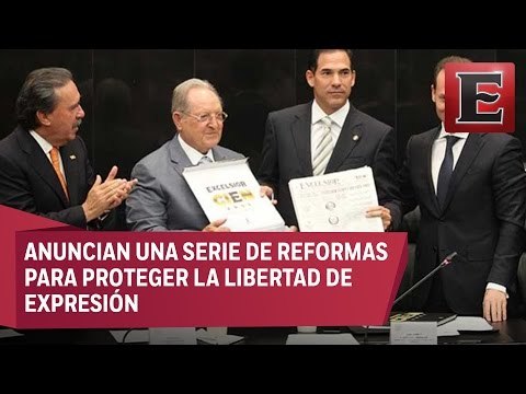 Senadores conmemoran 100 años de Excélsior