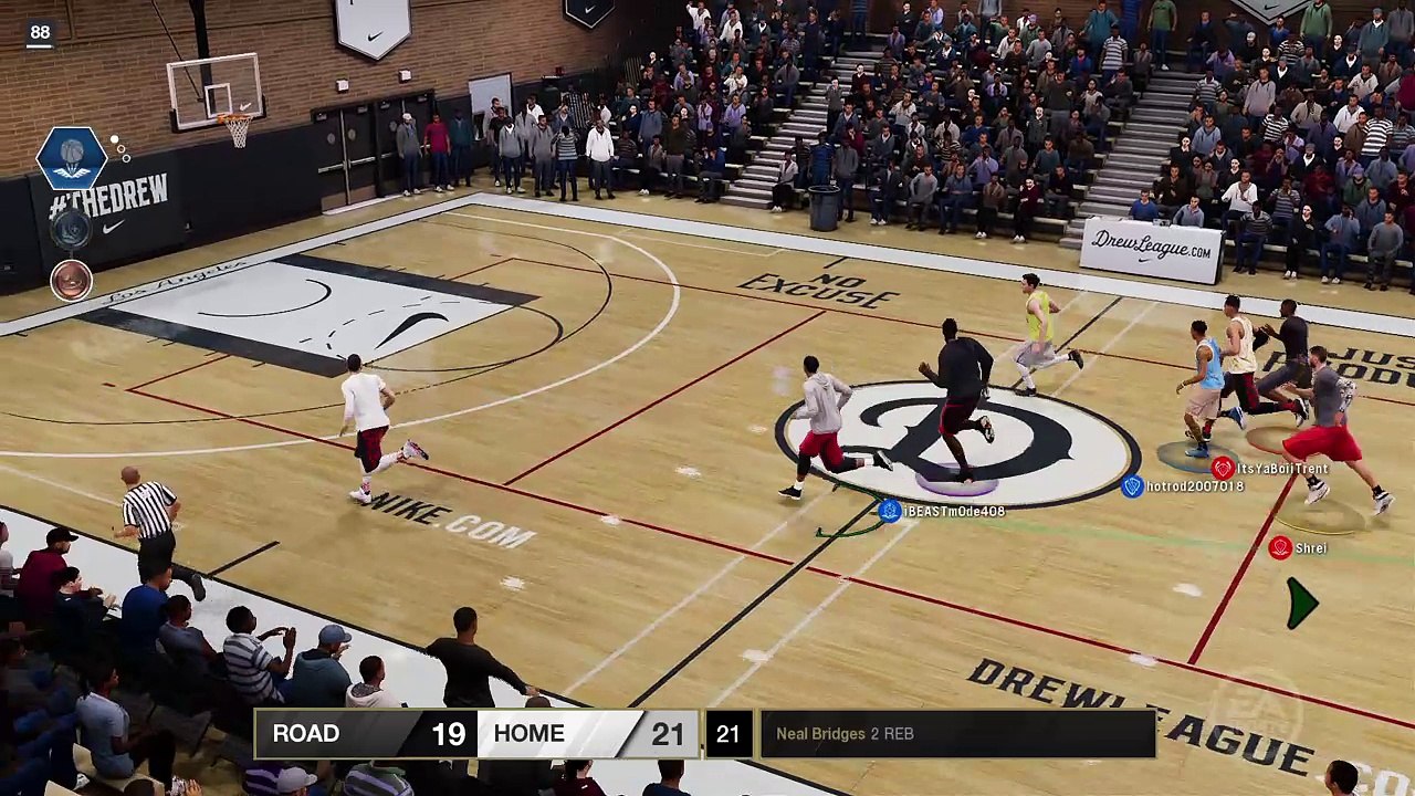 NBA LIVE 18 DEMO 16points 8rebounds