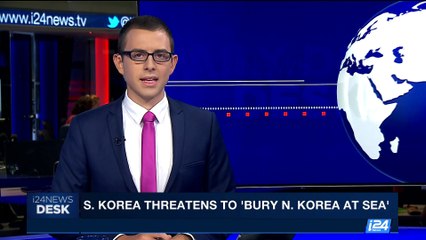 i24NEWS DESK | S. Korea threatens to 'bury N. Korea at sea' | Tuesday, September 5th 2017