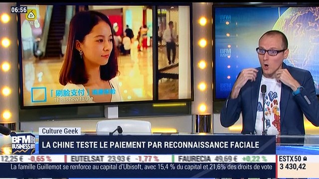 Anthony Morel: La Chine teste le paiement par reconnaissance faciale - 05/09