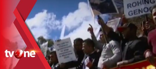 Komunitas Rohingya Gelar Unjuk Rasa di Canbera