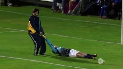 Funny football accidents