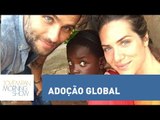 Bruno Gagliasso e Giovanna Ewbank recebem críticas na rede após adotar criança africana