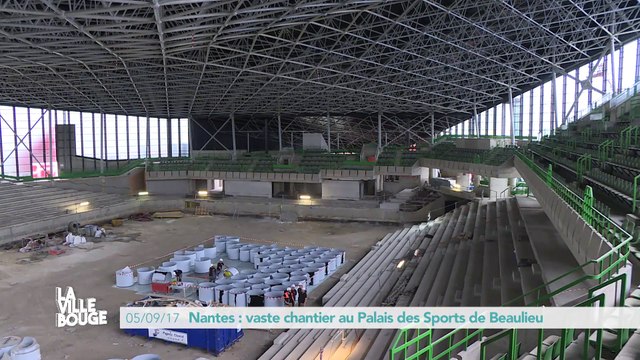Nantes : vaste chantier au Palais des Sports de Beaulieu
