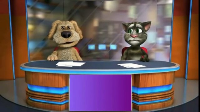 Funny Jokes in Hindi Urdu Talking Tom & Ben News Episode 1 [SD, 854x480]