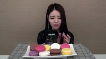 [ASMR 한국어] 쫜득쫜득 마카롱 이팅사운드  완전 맛나는 것! eating sound, real sound