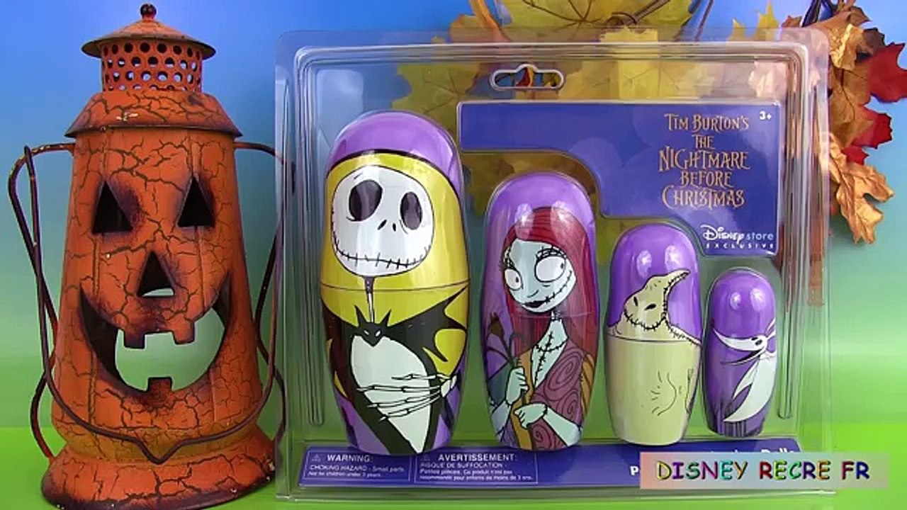 El Delaware por muñecas Víspera de Todos los Santos señor anidación sorpresas muñecas rusas extraña noël jack skellington