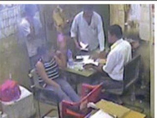 రైల్వే పార్శిల్ కార్యాలయంలో హెడ్ క్లర్కు రాసక్రీడలు సీసీటీవీ దృశ్యాలు  CCTV 90-minute footage