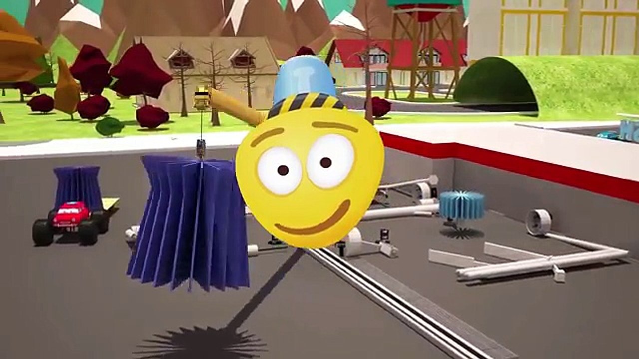 Fire Brigade & Police Car Wash | 3D Monster Truck Car Wash - Cartoon for kids | Educationa