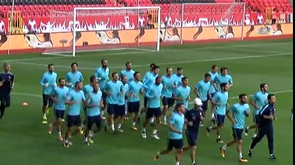 A Milliler Hırvatistan Maçının Hazırlıklarına Devam Etti