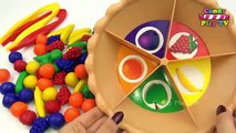Super Sorting Pie Best Learning Video for Kids | Learn names of fruits and vegetables with