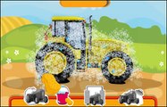 Para de dibujos animados tractor súper reparación de automóviles historieta sobre el desarrollo de los niños del tractor