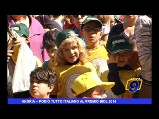 Andria | Podio tutto italiano al premio BIOL 2014