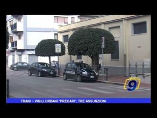 Trani | Vigili urbani precari, tre assunzioni
