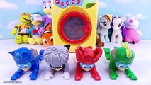 PJ Masks Disney Junior Paddlin Toys Learn Colors with Magic Washing Machine Toy Surprises