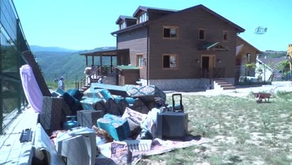 Tarım Arazilerine Yapılan Kaçak Villalar Yıkıldı