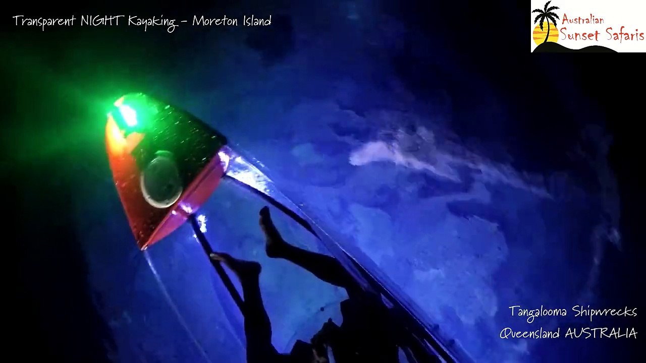 Sunset Safaris Night Transparent Kayaking | Tangalooma Shipwrecks on Moreton Island | Moreton Island Snorkeling Tour